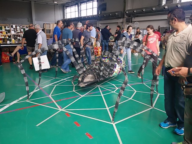 Arachnopatia - installazione a cura di MALAFEDE